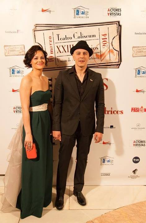 Roberto Alamo y Diana Bohorquez gala